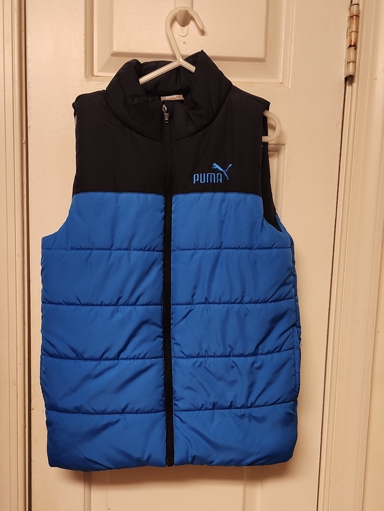 Puma Other - Puma Black and Blue Sleeveless Puffer Vest